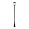 Z-Lite Beacon 2 Light Outdoor Post Mounted Fixture, Black & Clear Beveled 568PHBR-519P-BK - alternate 1